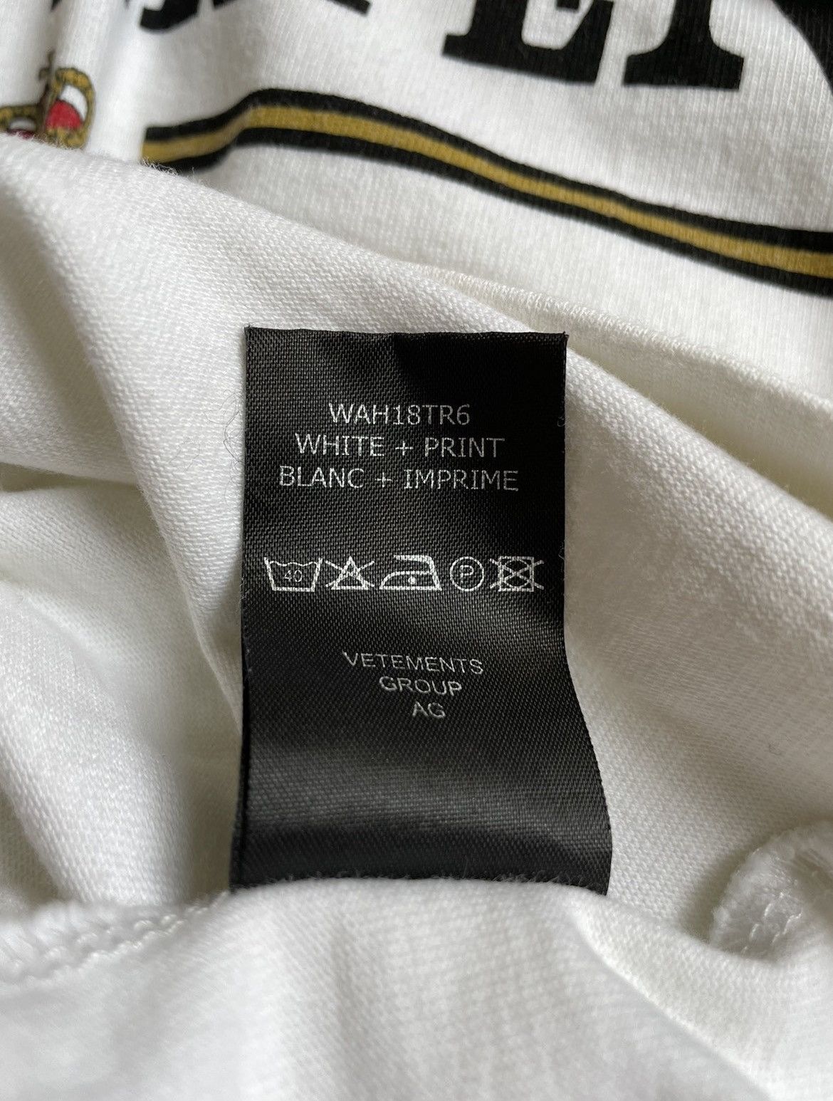 Vetements VETEMENTS FW 18 Antwerpen Hooded Tee-shirt Size US S / EU 44-46 / 1 - 7 Thumbnail