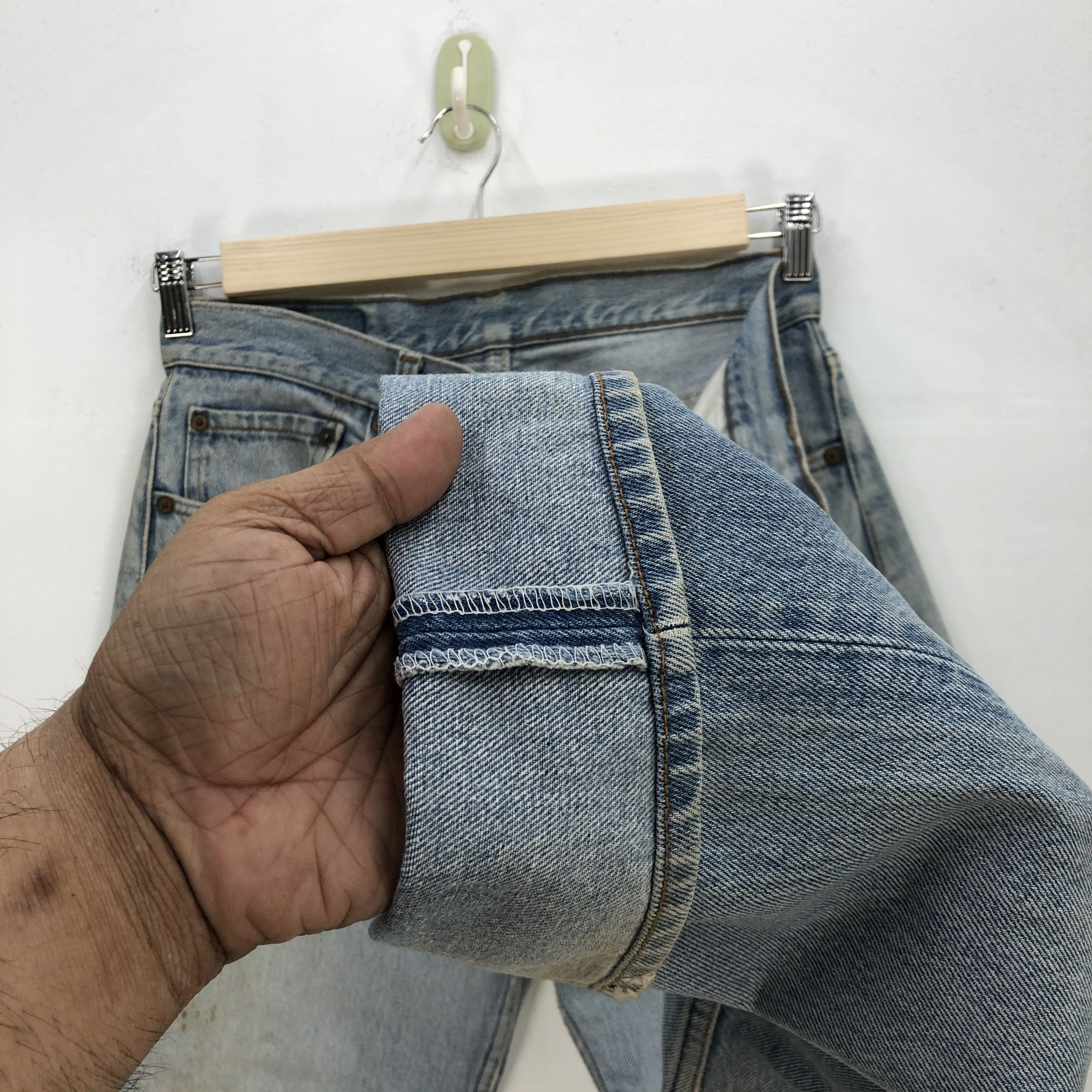 Levi's Vintage 90s Levis 501xx Jeans Dirty Levis Light Wash Pants Size US 30 / EU 46 - 8 Thumbnail