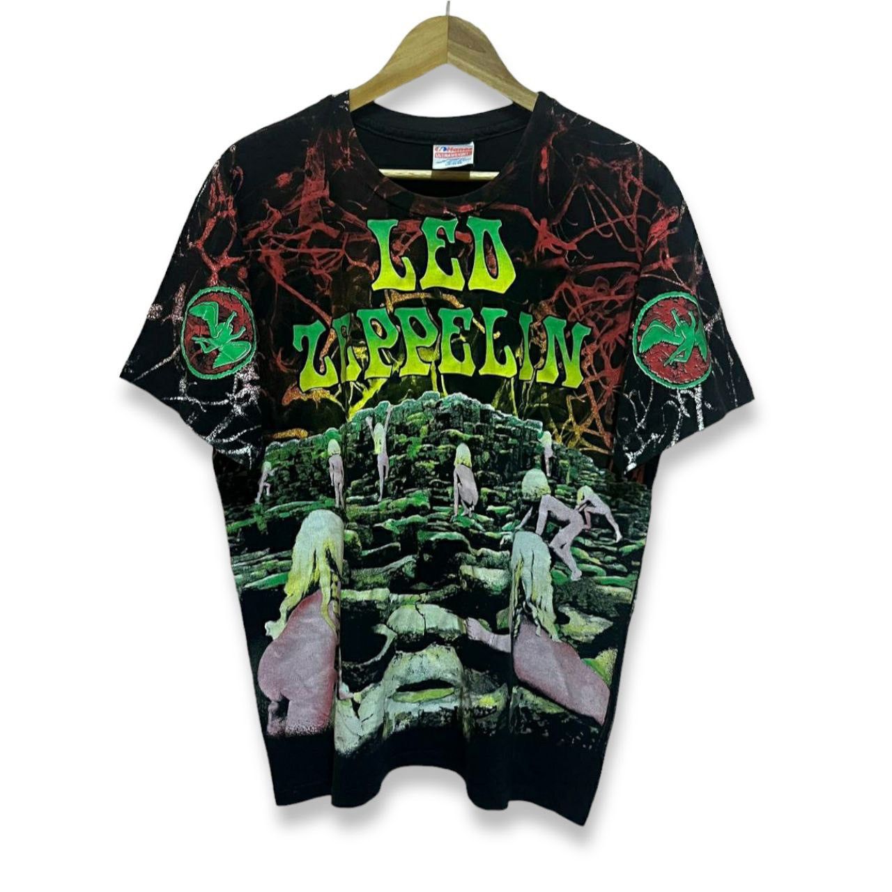 Vintage 1992 Led Zeppelin Houses of the Holy All Over Print