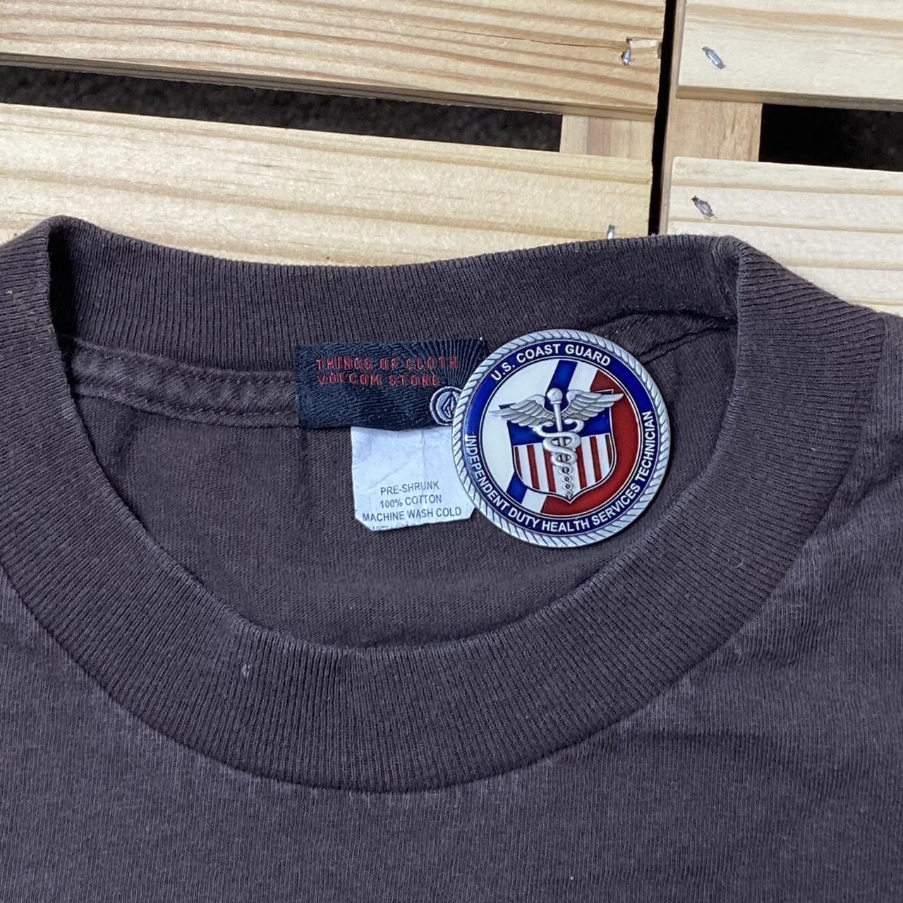 Volcom Vintage Volcom Stone Brown Surf Tee Size Large Size US L / EU 52-54 / 3 - 3 Thumbnail