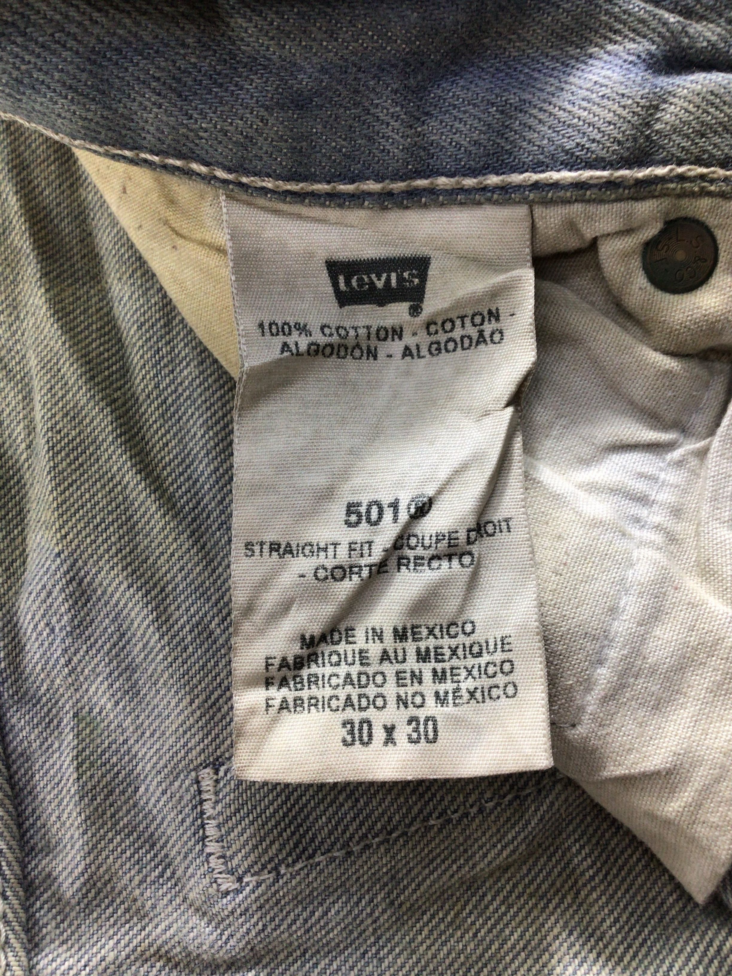 Levi's Faded Dirty Wash Levis Vintage 501 Jeans - J353 Size US 29 - 9 Thumbnail