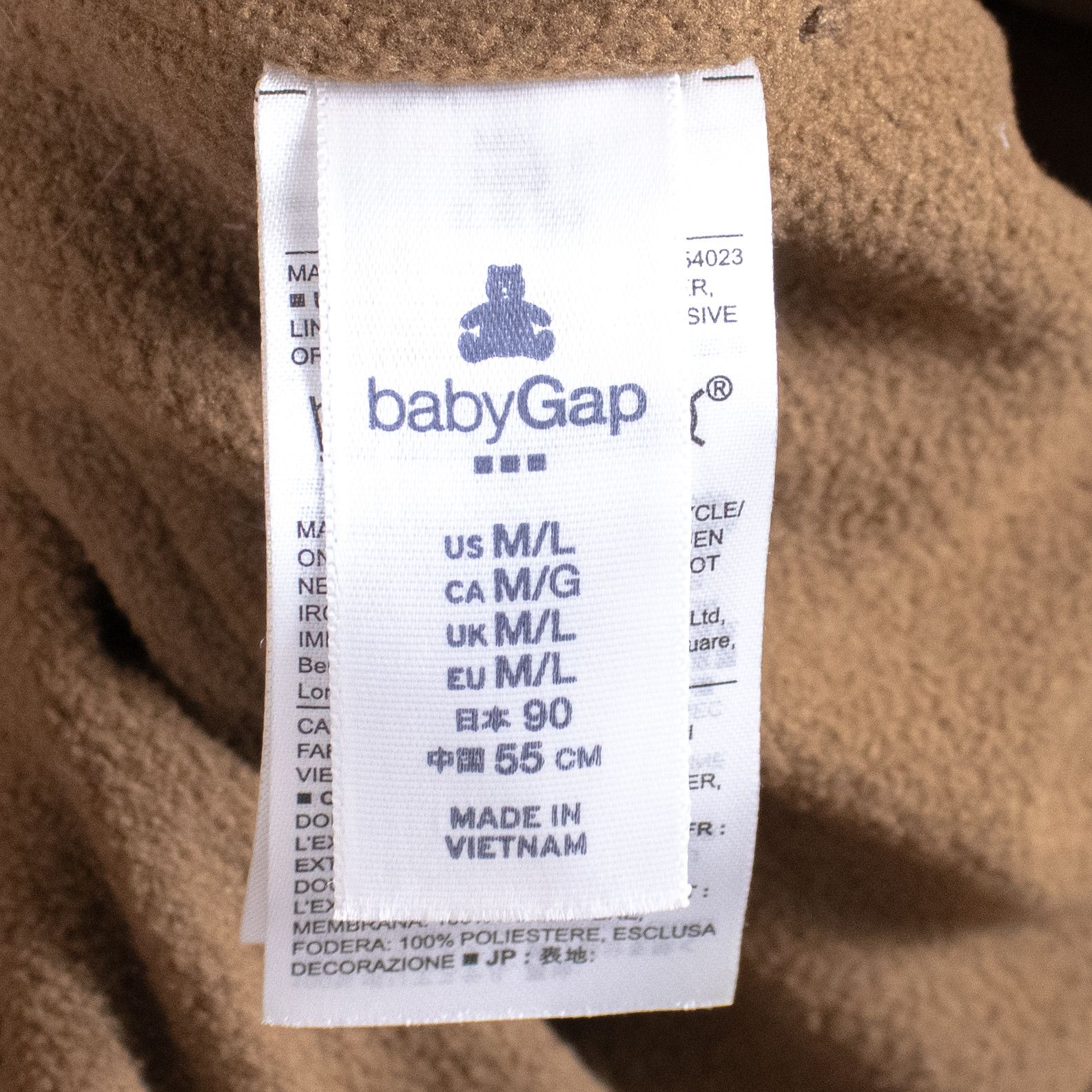 Gap × Vintage Baby Gap Fur Bear Toque Beanie Size ONE SIZE - 5 Thumbnail
