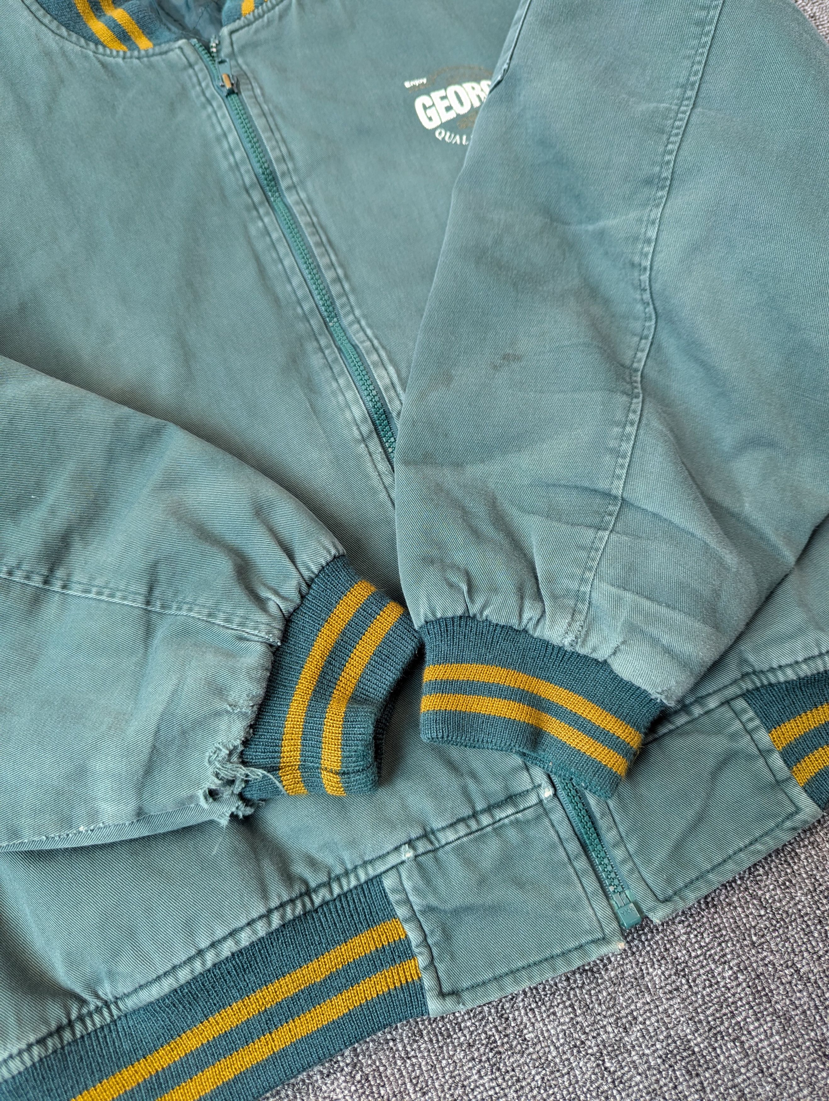 Other Vintage 90s Georgia Quality Coffe By Coca Cola Bomber Jacket Size US L / EU 52-54 / 3 - 11 Thumbnail
