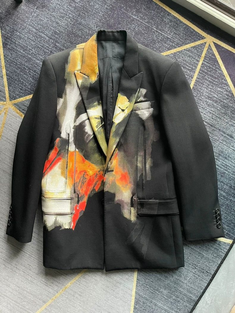 Givenchy Givenchy Runway Graffiti Suit Size US L / EU 52-54 / 3 - 1 Thumbnail