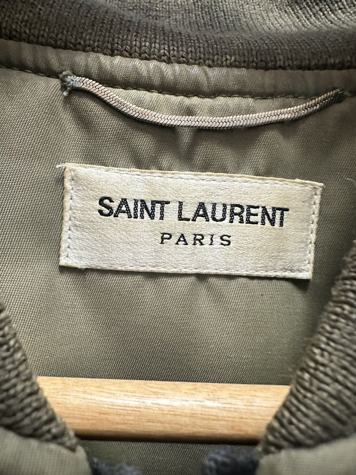 Saint Laurent Paris Saint laurent paris green pilot jacket Size US M / EU 48-50 / 2 - 5 Thumbnail