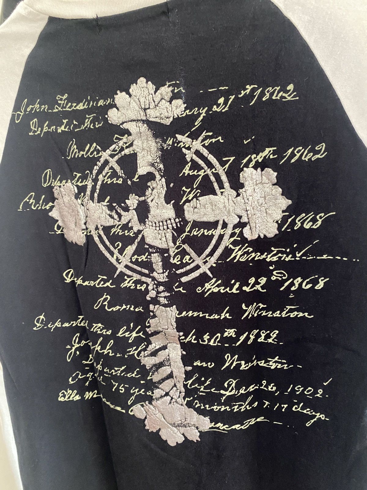 Maison Margiela Armee Francaise Skull Cross Poem LONGSLEEVE TEE Size US M / EU 48-50 / 2 - 13 Thumbnail