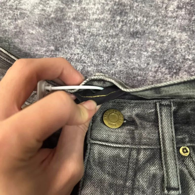 Fear of God Fear of God Black water corrugated jeans Size US 29 - 4 Thumbnail