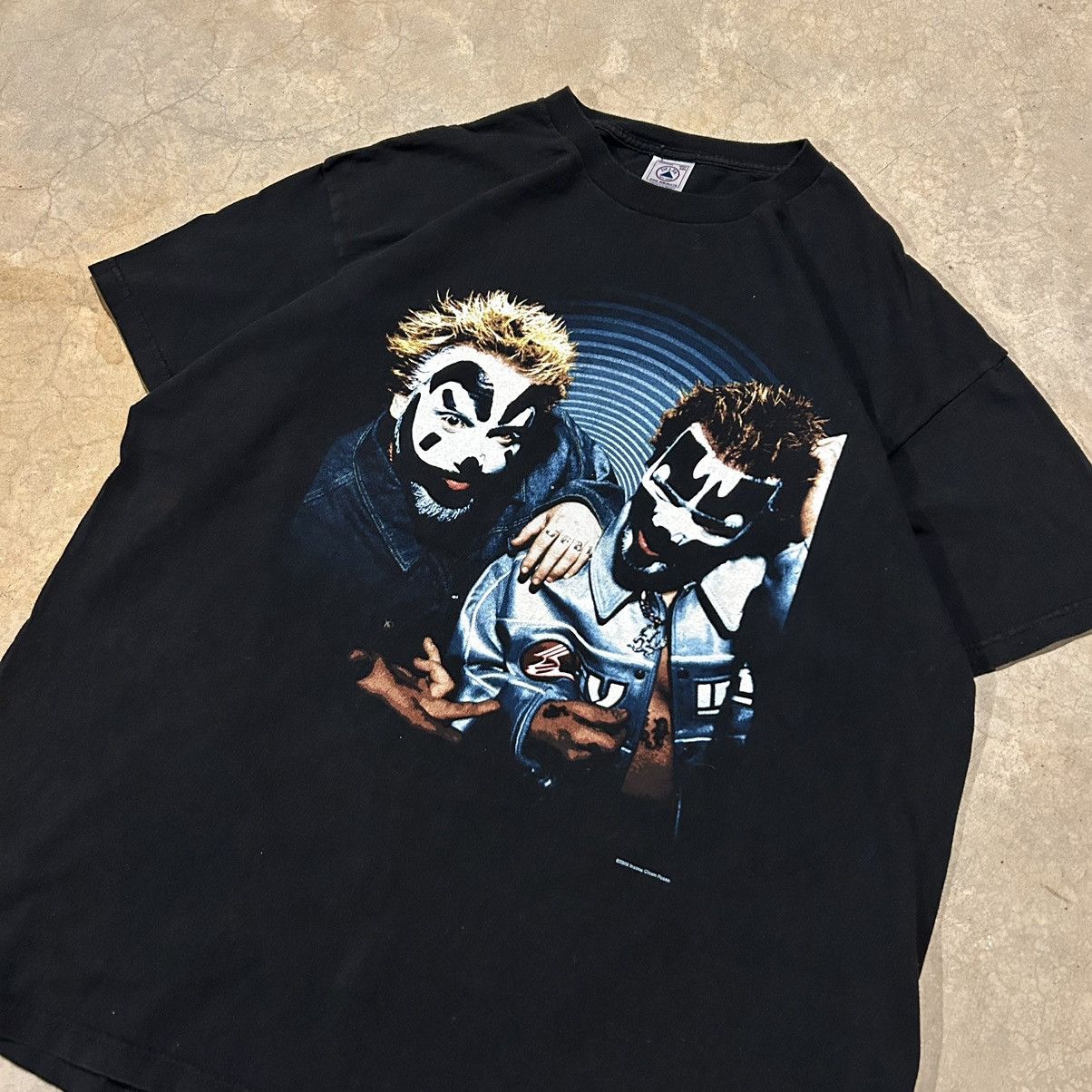 Band Tees × Unsound Rags × Vintage Crazy Vintage 2000 Insane Clown Posse Band Tee Grunge Cyber Size US XXL / EU 58 / 5 - 2 Thumbnail