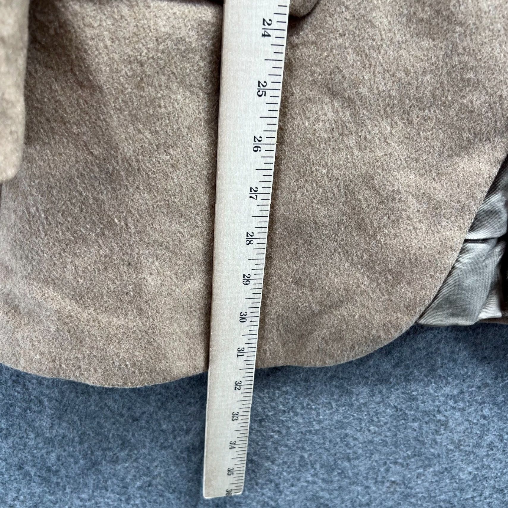 Ralph Lauren Ralph Lauren Blazer Men 42R Sport Coat Dress Coat Jacket Single-Breasted 2-Button Beige Camel Hair Vintage N/A Size 42R - 2 Thumbnail