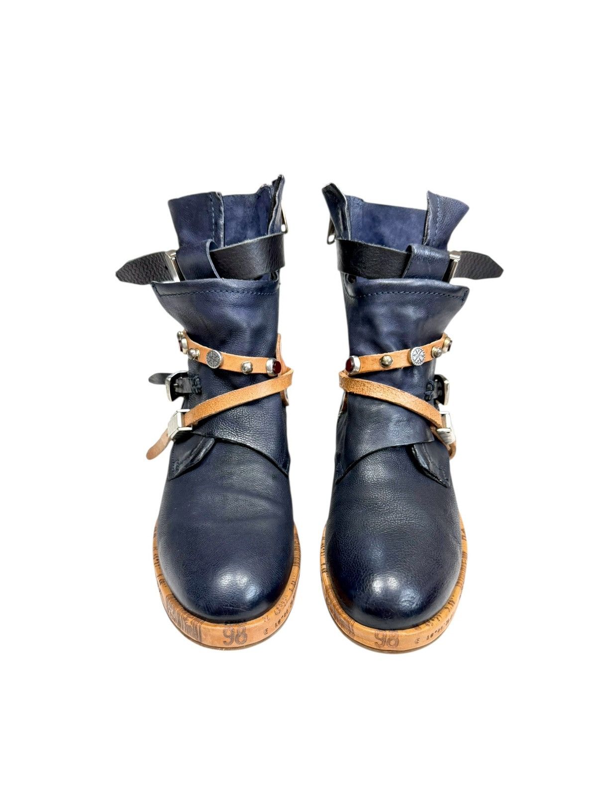 A.S.98 Vintage A.S. 98 Leather Boots Avantgarde Airstep Guidi style Size US 9 / IT 39 - 3 Thumbnail