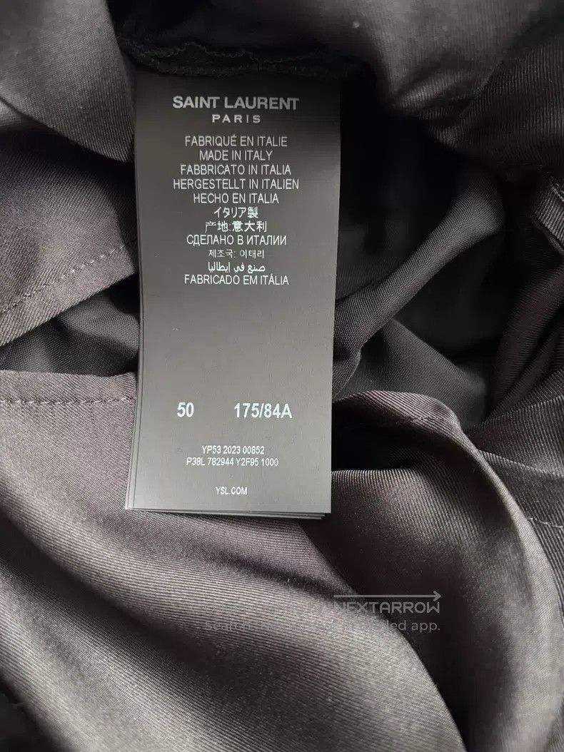 Saint Laurent Paris Saint Laurent Paris Velvet Trousers Size US 34 / EU 50 - 6 Thumbnail