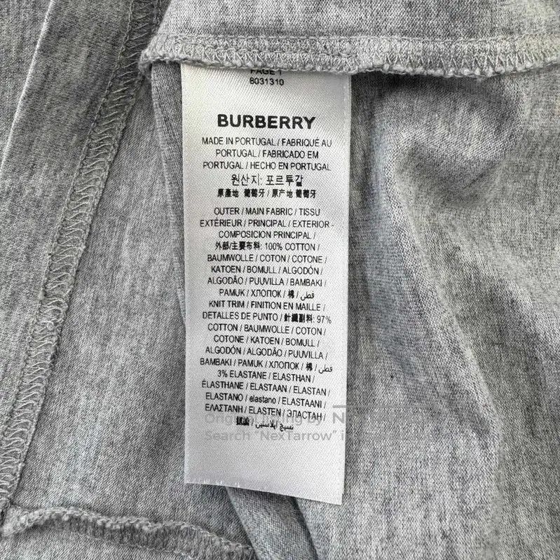 Burberry Burberry Gray Women's T-Shirt. Size XXS / US 00 / IT 34 - 4 Thumbnail