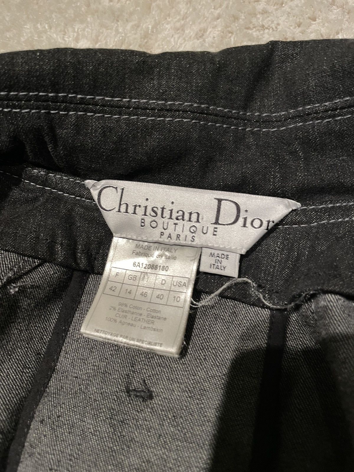 Christian Dior Monsieur 🔥 Christian Dior Boutique Lambskin Coat Size US M / EU 48-50 / 2 - 4 Thumbnail