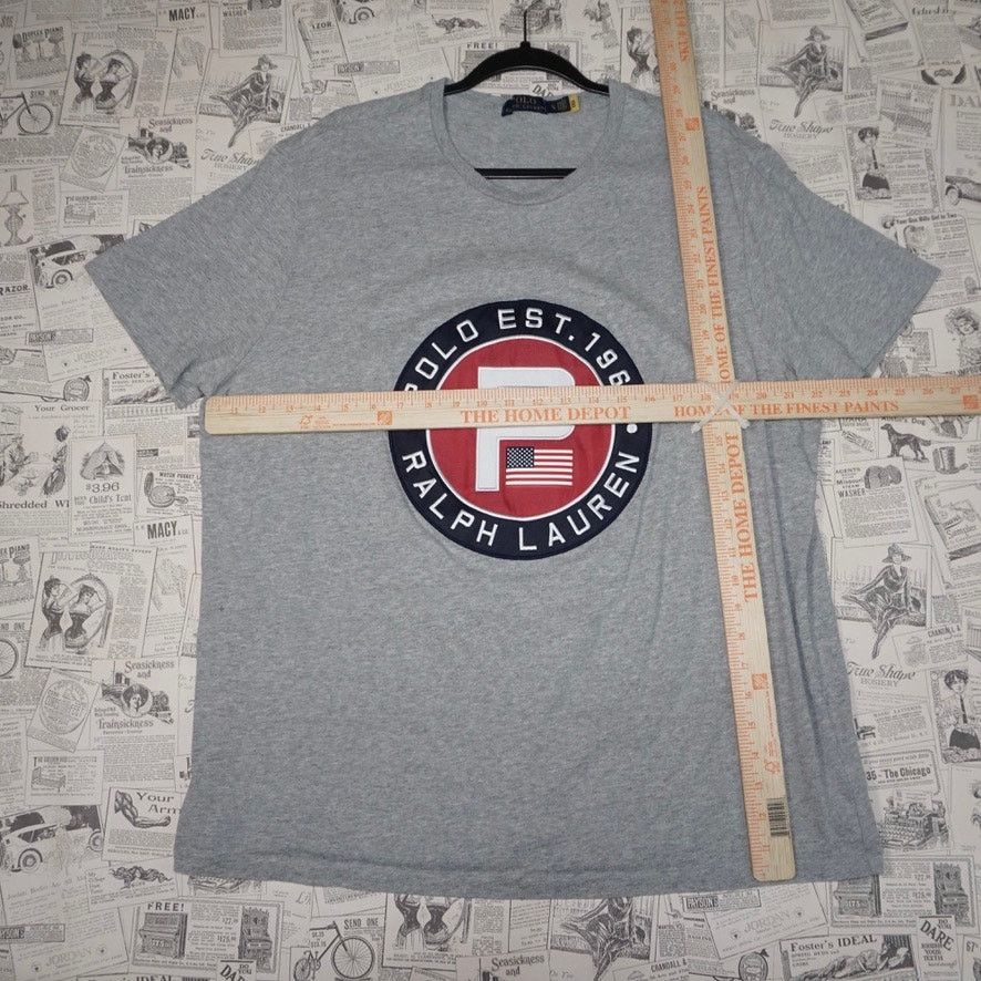 Polo Ralph Lauren XL - Polo Ralph Lauren EST 1967 circle embroider t-shirt Size US XL / EU 56 / 4 - 4 Thumbnail