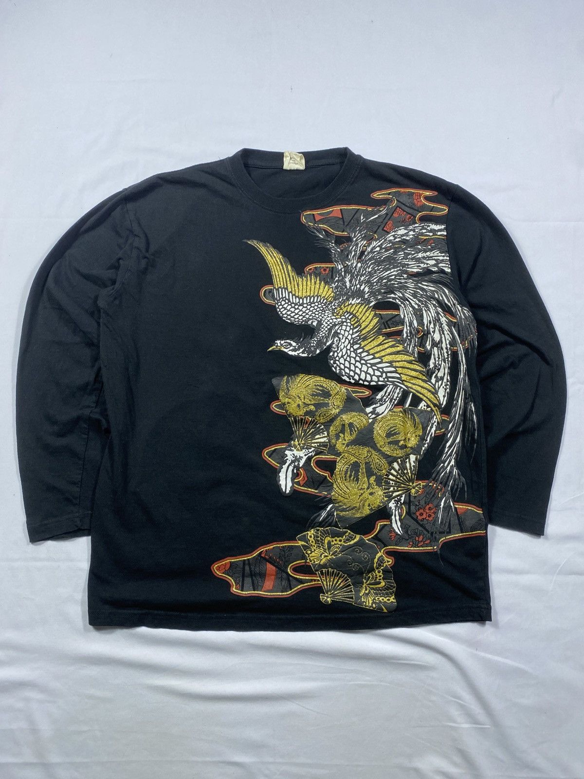 20471120 Y2k Dragon Sukajan Tato Long Slevee Size US L / EU 52-54 / 3 - 2 Thumbnail