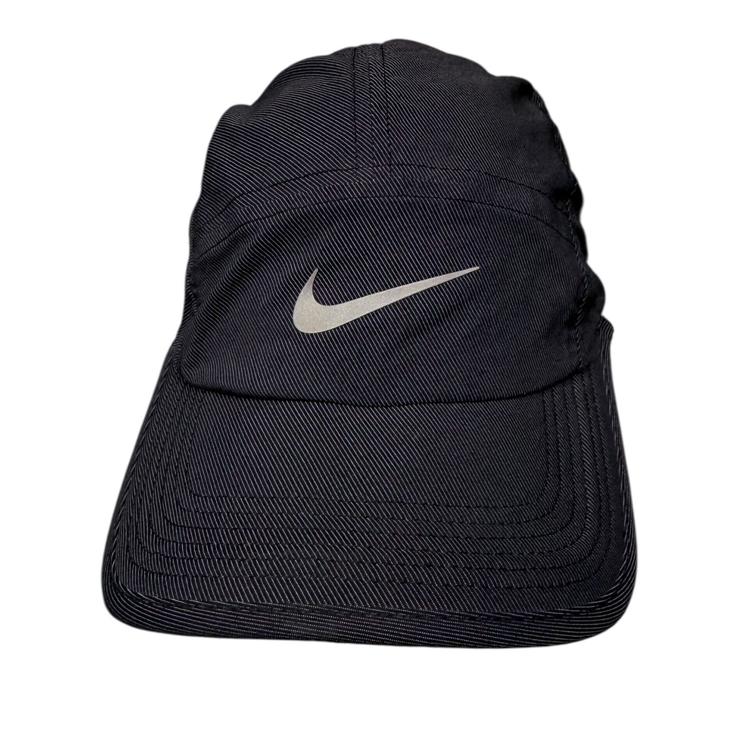 Nike Vintage Y2K Nike Dri-FIT AW84 5 Panel Hat Gray Swoosh Cap Size ONE SIZE - 1 Thumbnail