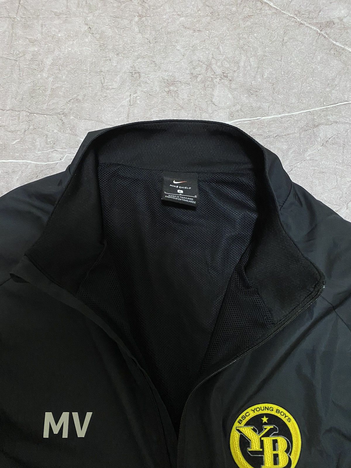 Nike × Vintage Nike Shield BSC Young Boys Soccer Football Jacket 1/3 Zip Size US L / EU 52-54 / 3 - 11 Thumbnail