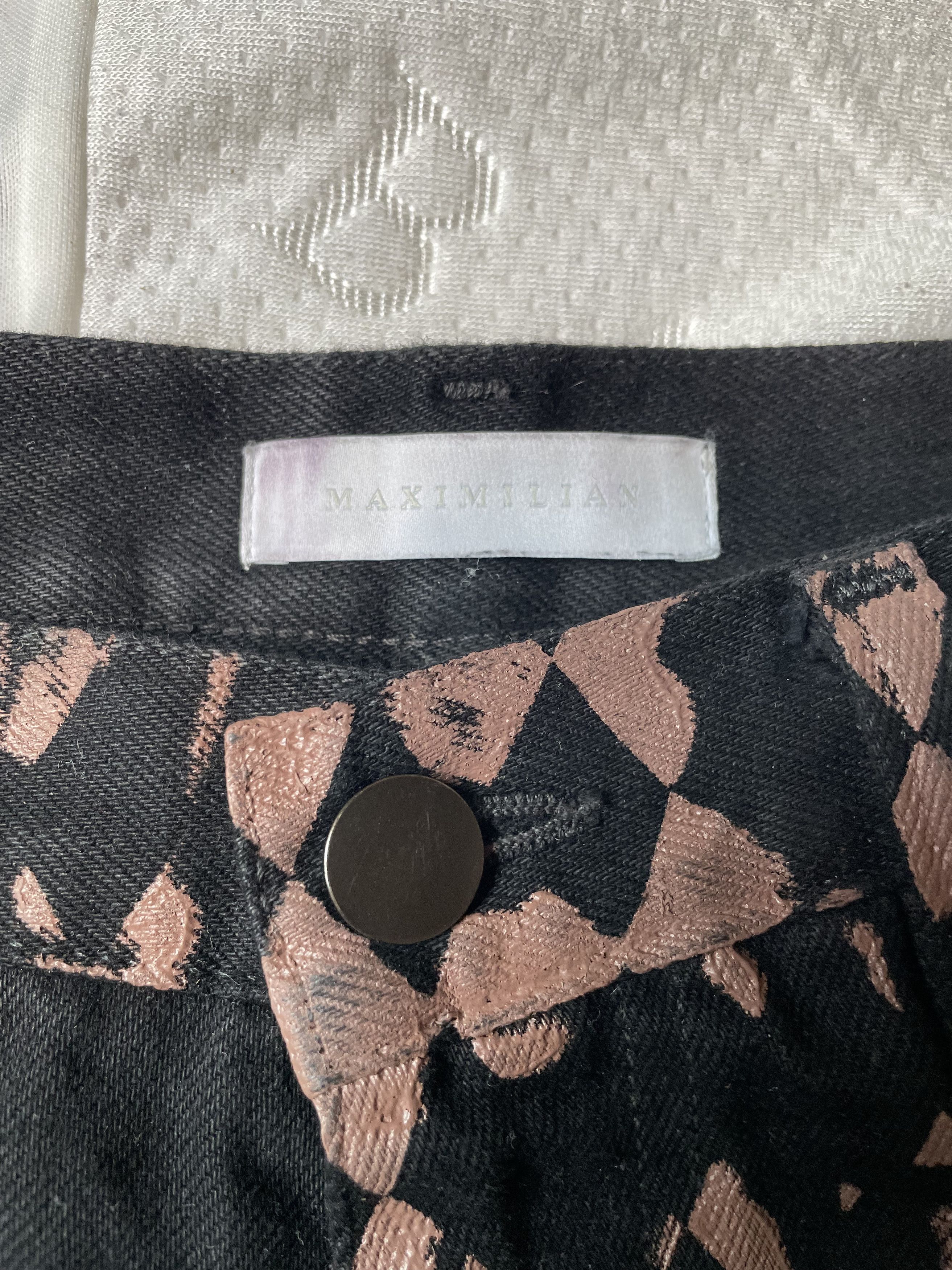 Maximilian Davis Maximilian Davis Harlequin Jeans Size US 34 / EU 50 - 5 Thumbnail