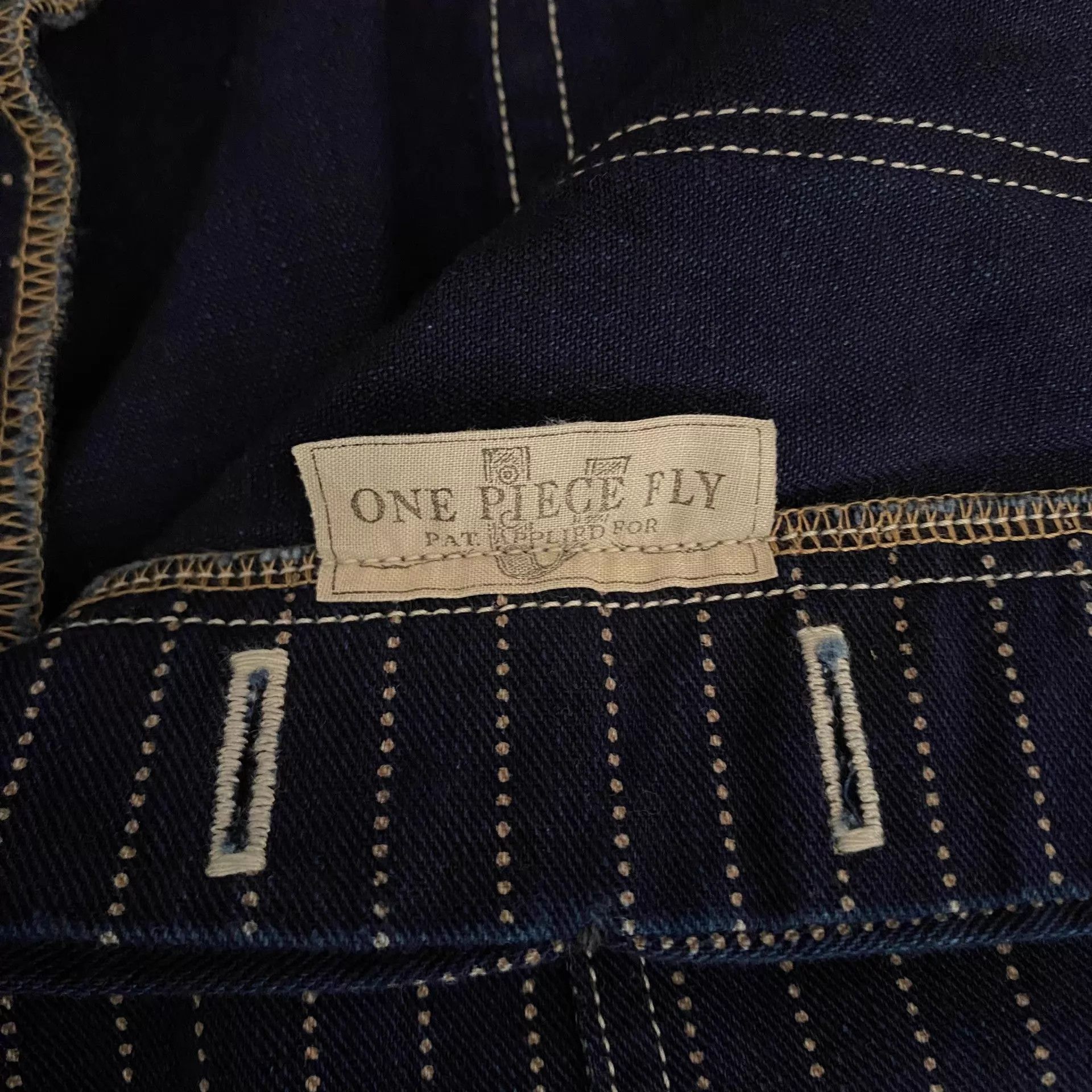 Freewheelers Freewheelers Wabash Discharge Dyed Blue Work Pants 36 Size US 36 / EU 52 - 8 Thumbnail
