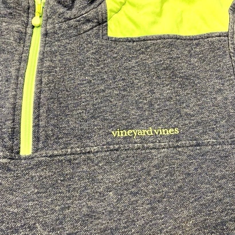 Vineyard Vines Vineyard Vines Pullover Sweatshirt Mens 2XL Blue Green Quarter Zip Sweater 8190 Size US XXL / EU 58 / 5 - 6 Thumbnail