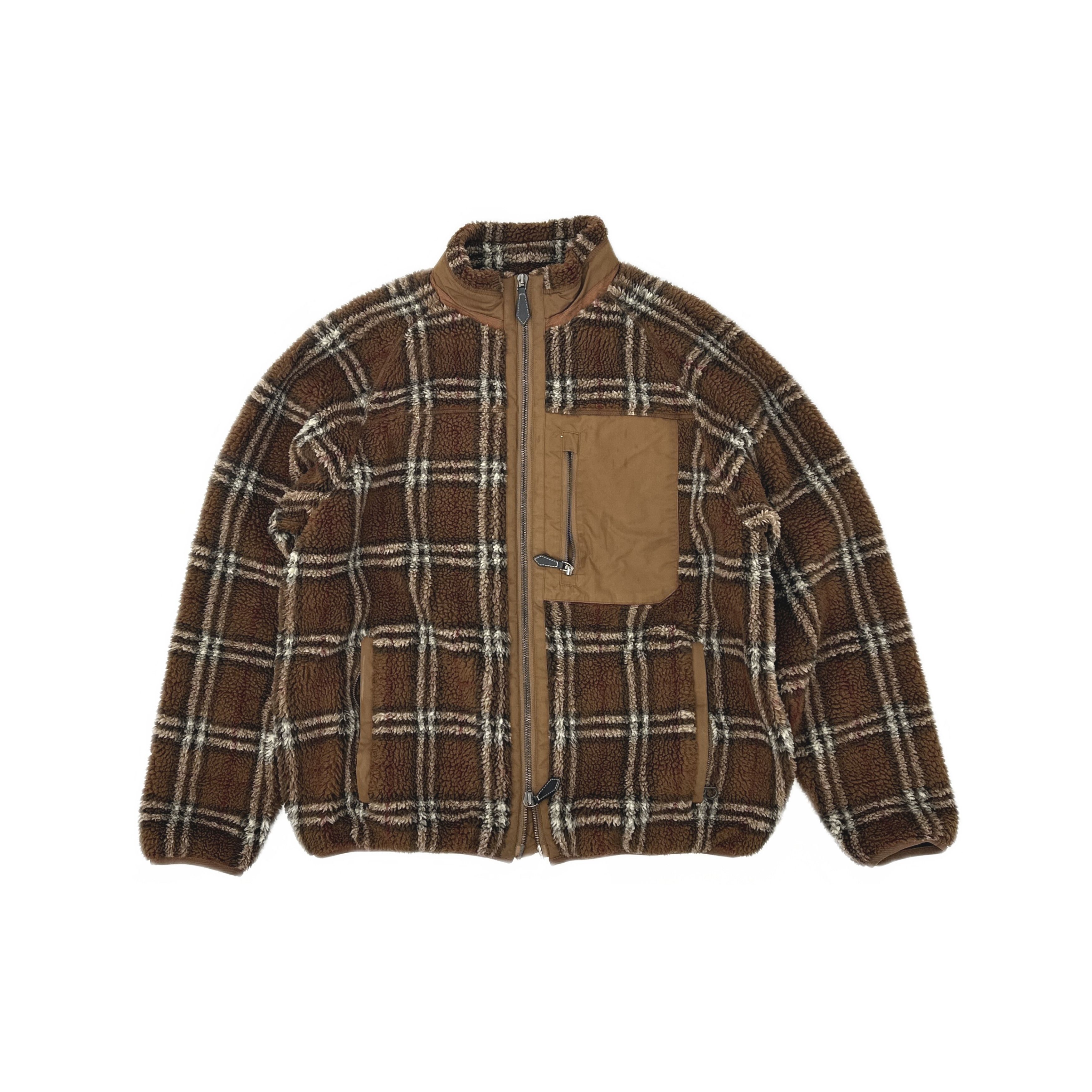 Burberry Burberry Vintage Check Fleece Jacket Size XL Size US XL / EU 56 / 4 - 1 Thumbnail