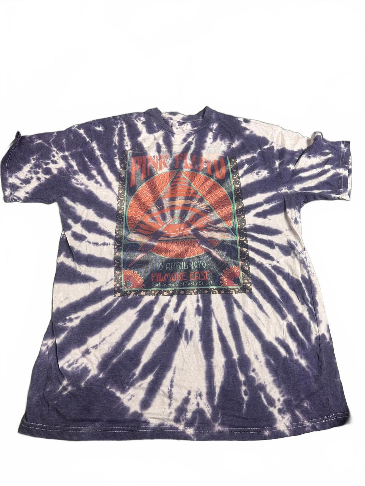 Pink Floyd Pink Floyd Tie-Dye T-Shirt - 1970 Fillmore East Design Size US XXL / EU 58 / 5 - 2 Thumbnail