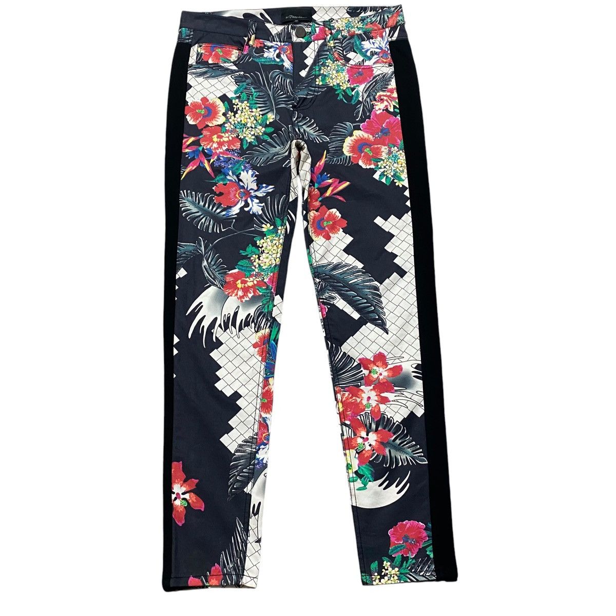 3.1 Phillip Lim SS2014 Phillip Lim Floral Jeans Stretch Size US 30 / EU 46 - 3 Thumbnail