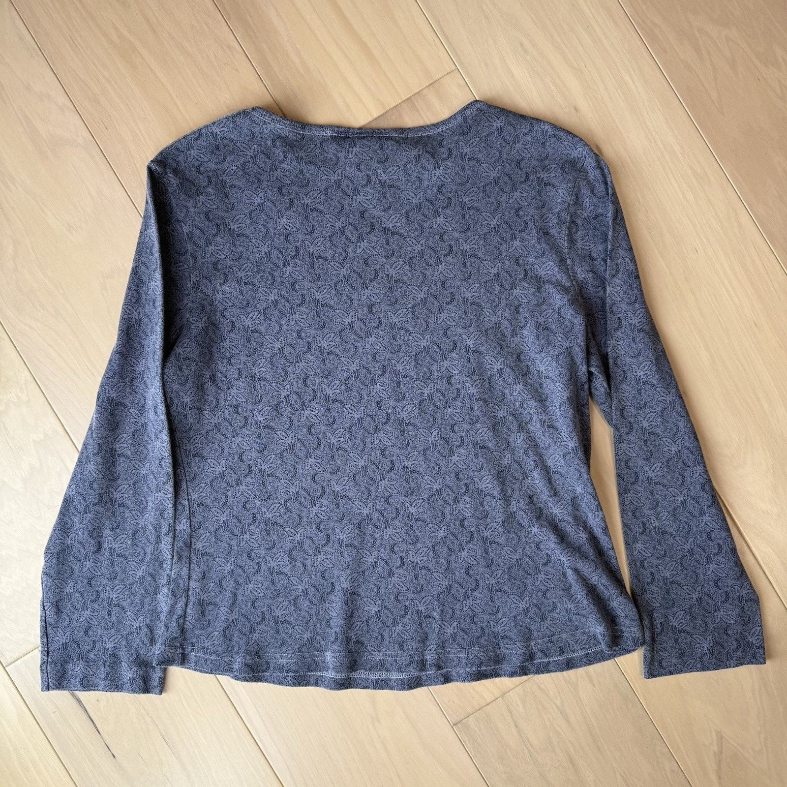 Gramicci × Vintage Vintage Gramicci Shirt Women's L Purple Paisley Long Sleeve Size L / US 10 / IT 46 - 7 Thumbnail