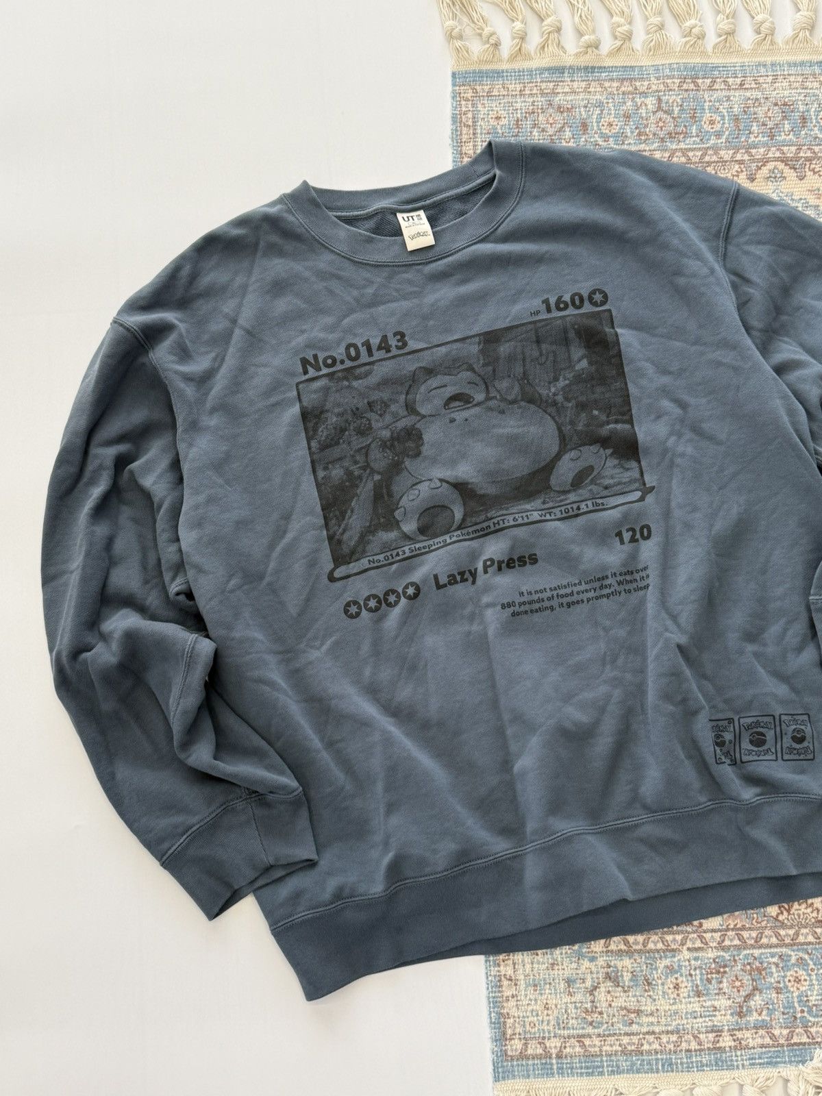 Uniqlo Rare Uniqlo x Pokemon Snorlax 2025 Nintendo Sweatshirt Size US XL / EU 56 / 4 - 2 Thumbnail