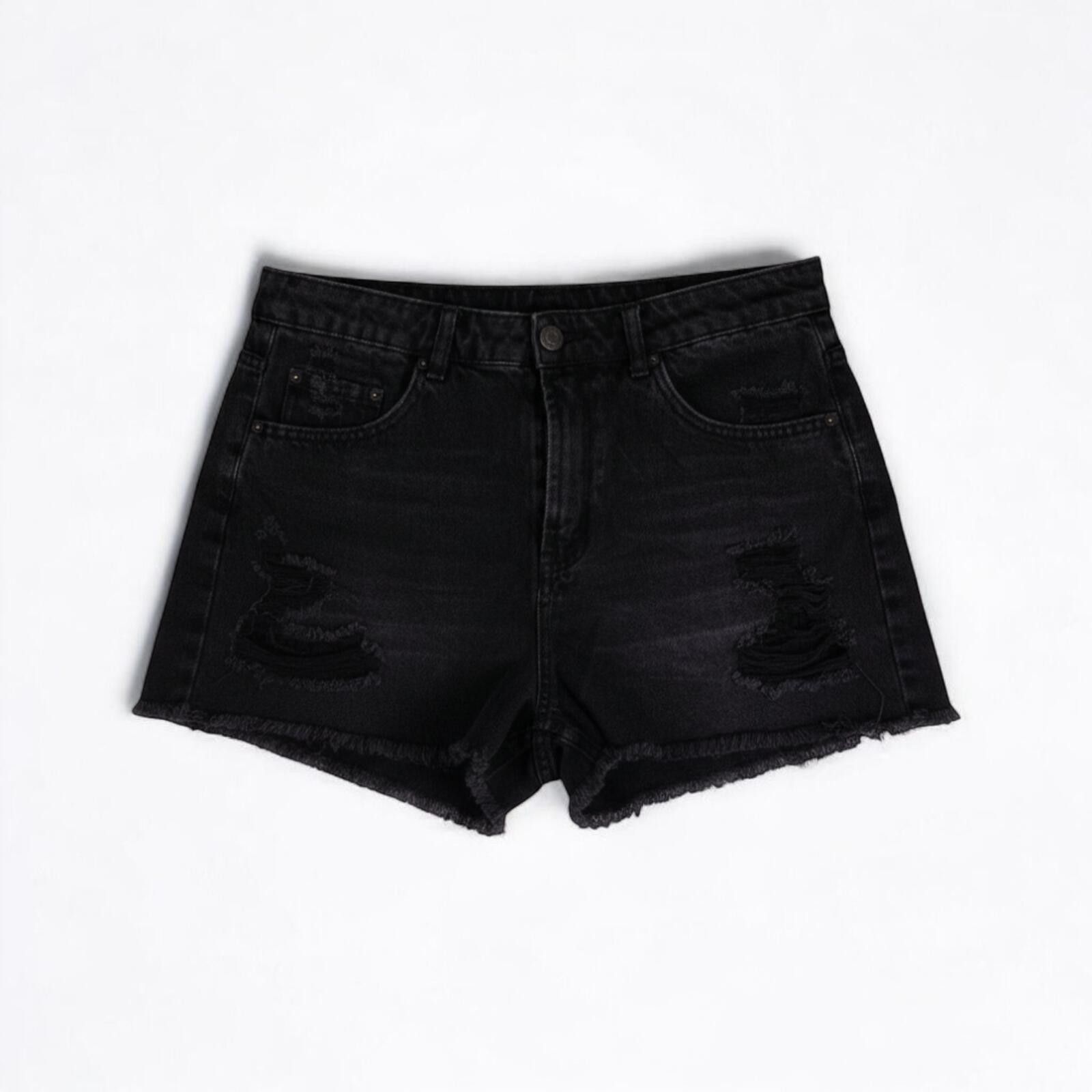 Other Wild Fable Black Solid Shorts Womens 6 Small Size 28" / US 6 / IT 42 - 1 Thumbnail