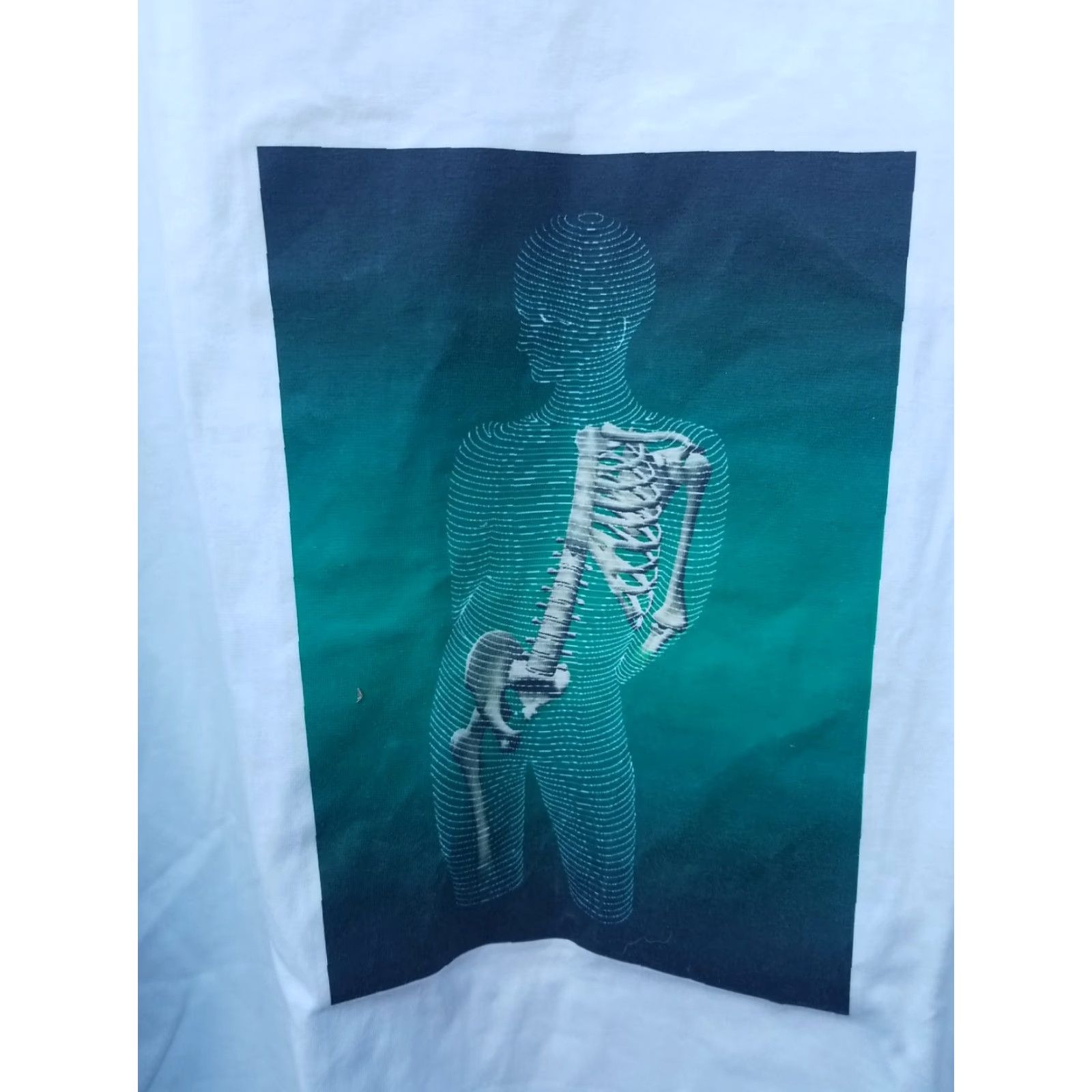 Vintage FOSAMAX DRUG REP PROMOTIONAL SKELETON SHIRT XL PUNK ROCK HIP HOP RAP T-Shirt Men White 2020 US BASIC Short Sleeve Crew Neck Cotton Jersey Vintage N/A Size US XL / EU 56 / 4 - 6 Thumbnail