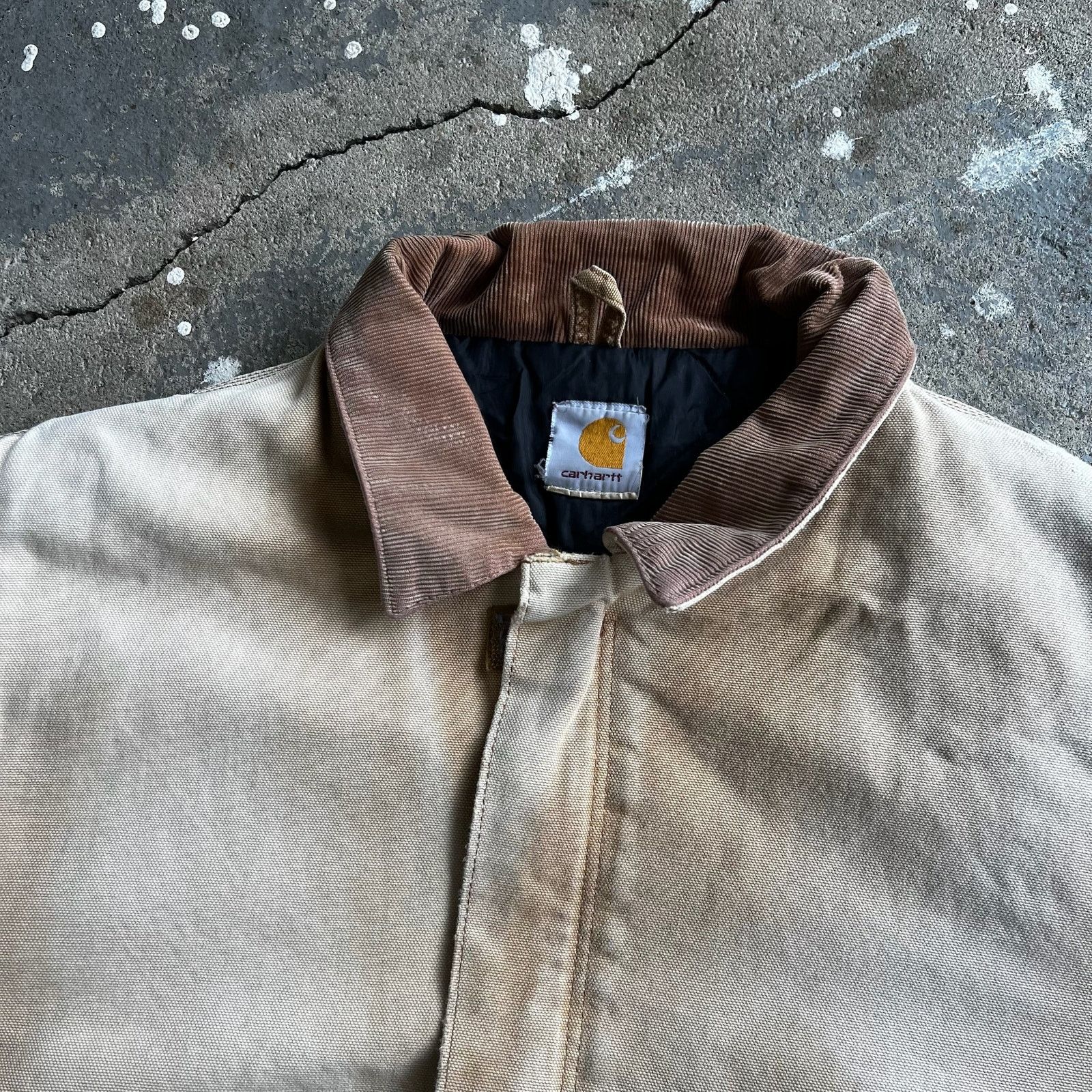 Carhartt × Vintage Carhartt faded brown thrashed arctic work wear jacket Size US L / EU 52-54 / 3 - 2 Thumbnail