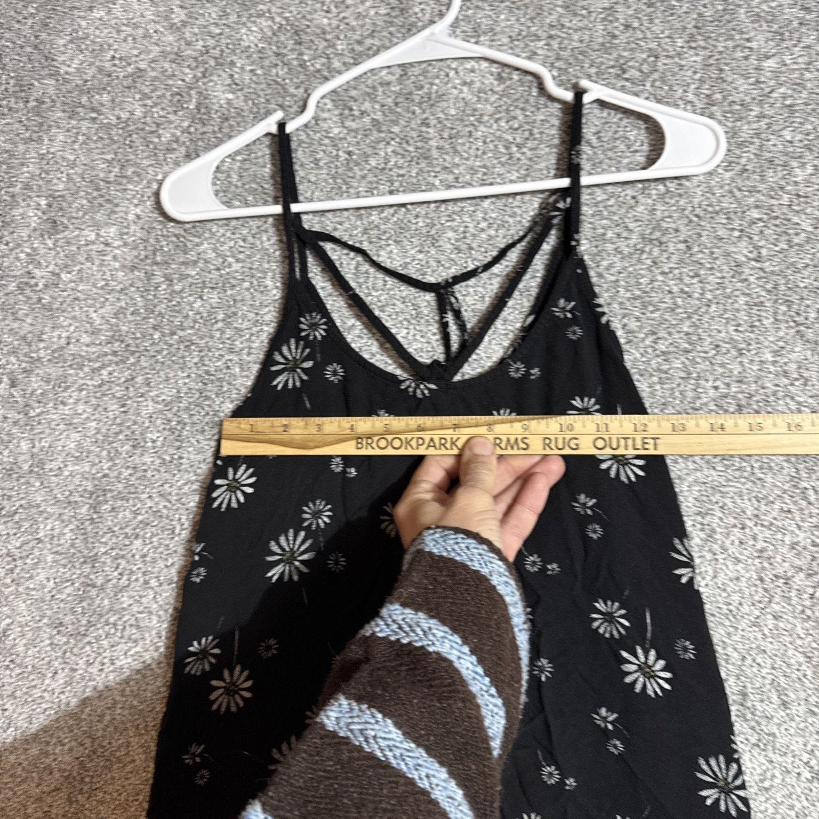 Other Daisy Print Slip Dress M Retro 90s Y2K Grunge Chic Summer Size M / US 6-8 / IT 42-44 - 3 Thumbnail