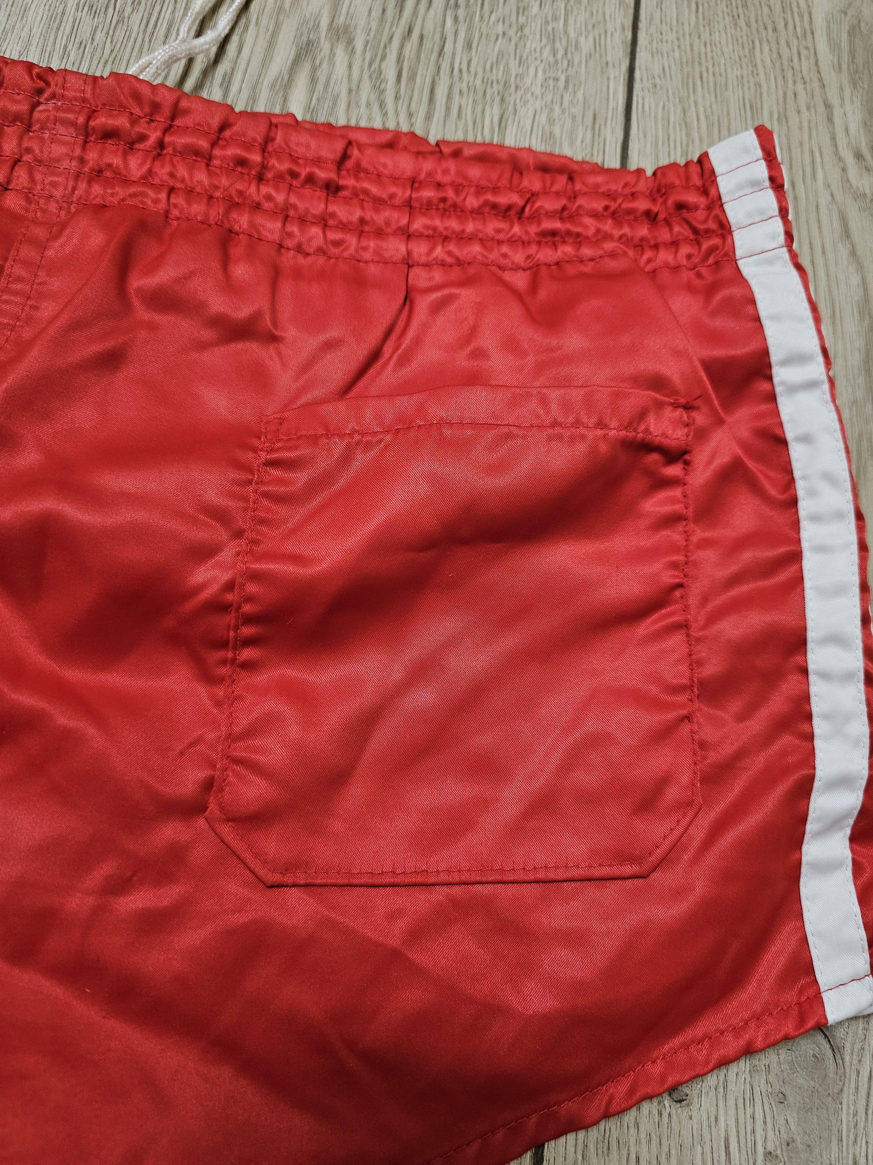 Adidas × Vintage ADIDAS SHORTS RED WEST GERMANY 80s SPRINTER RUNNING SHORTS Size US 30 / EU 46 - 7 Thumbnail