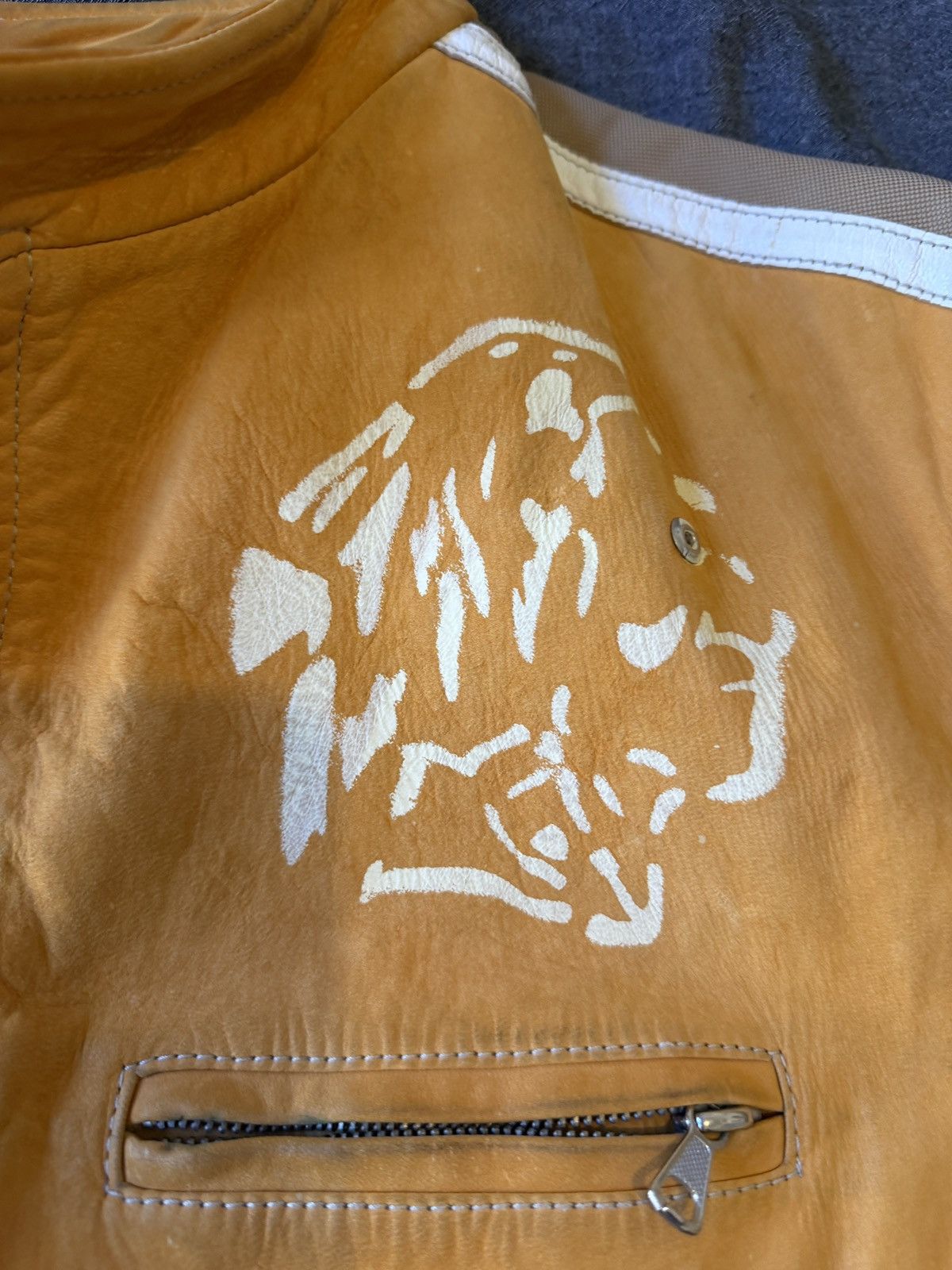 Other Brogden Track Genuine Leather Jacket Size US L / EU 52-54 / 3 - 5 Thumbnail