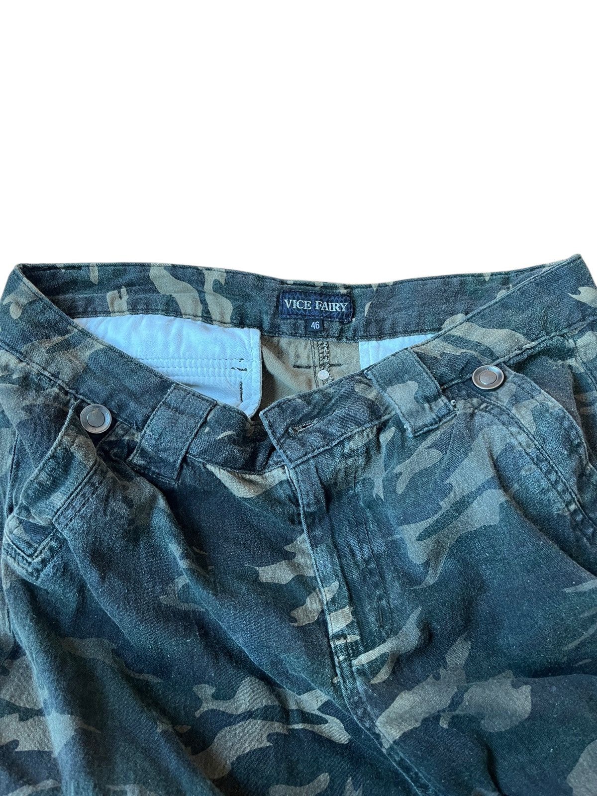 Japanese Brand × Vice Vice Fairy | Dark Camouflage Oversized Pants Size US 44 / EU 60 - 3 Thumbnail