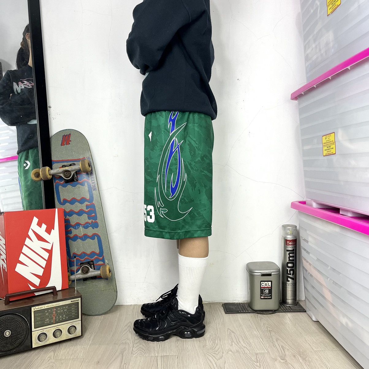 Nike × Vintage ❌SOLD❌ Converse Short Dripstyle sportboys Size US 40 / EU 56 - 2 Thumbnail