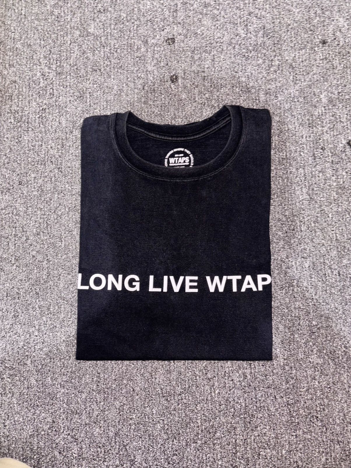 Wtaps WTAPS “LONG LIVE WTAPS” T-Shirt – Black Size US L / EU 52-54 / 3 - 2 Thumbnail