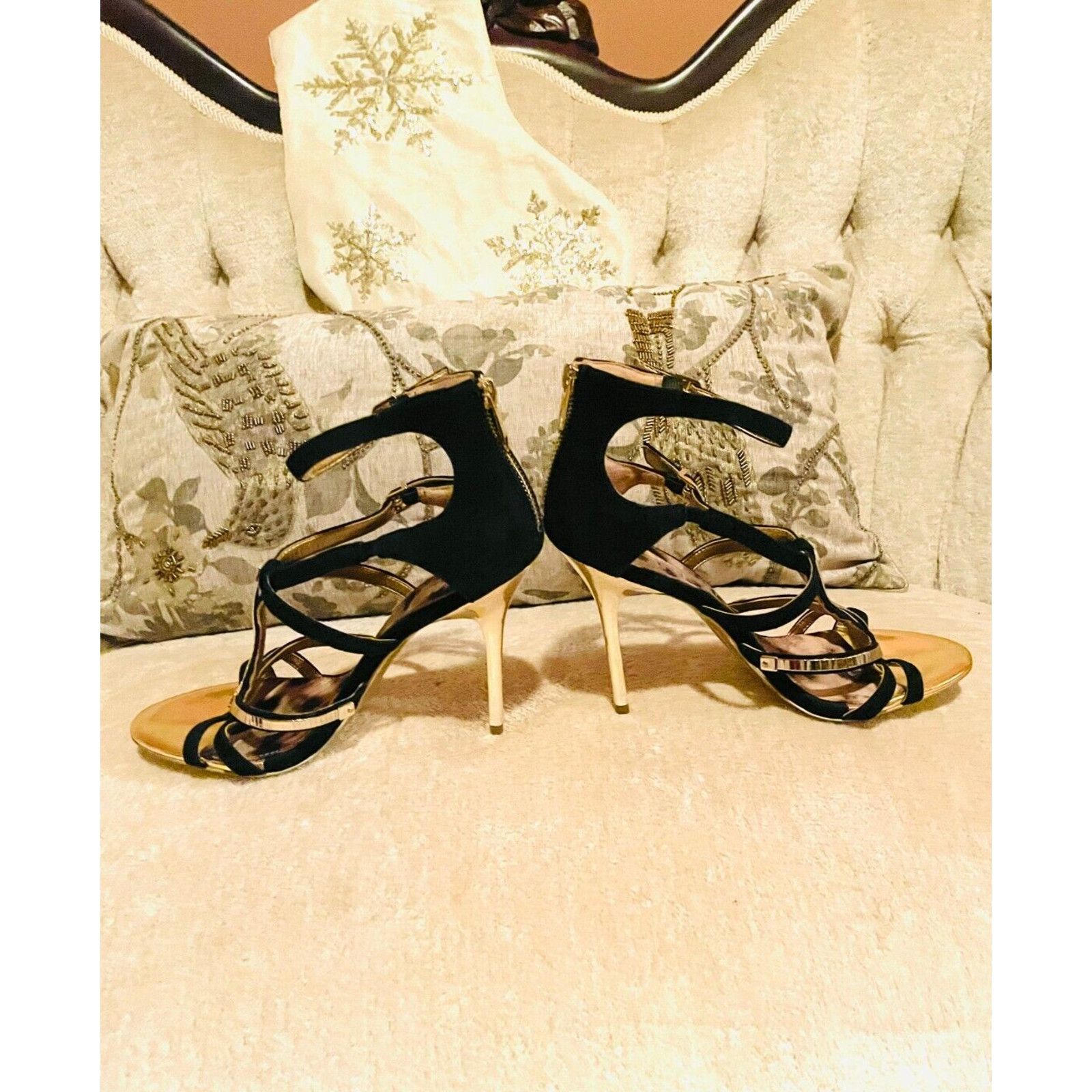 Sam Edelman High Heels Shoes in Black, Women's (Size 8.5)