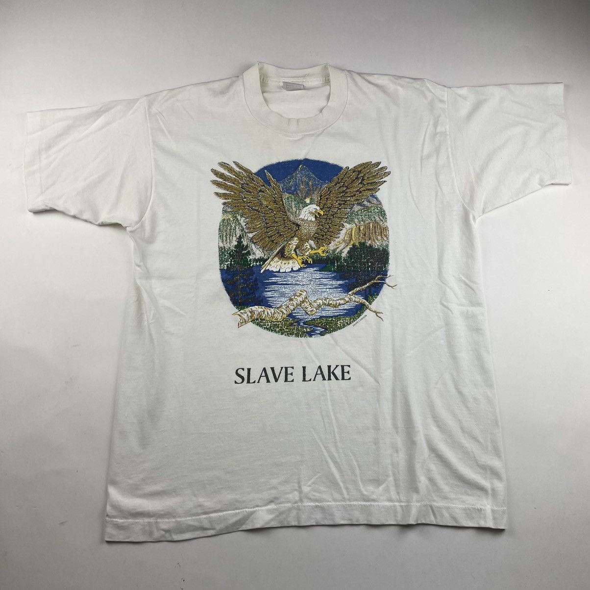 Vintage Vintage 80’s 90’s Slave Lake Canada Single Stitch Shirt L Size US L / EU 52-54 / 3 - 1 Thumbnail