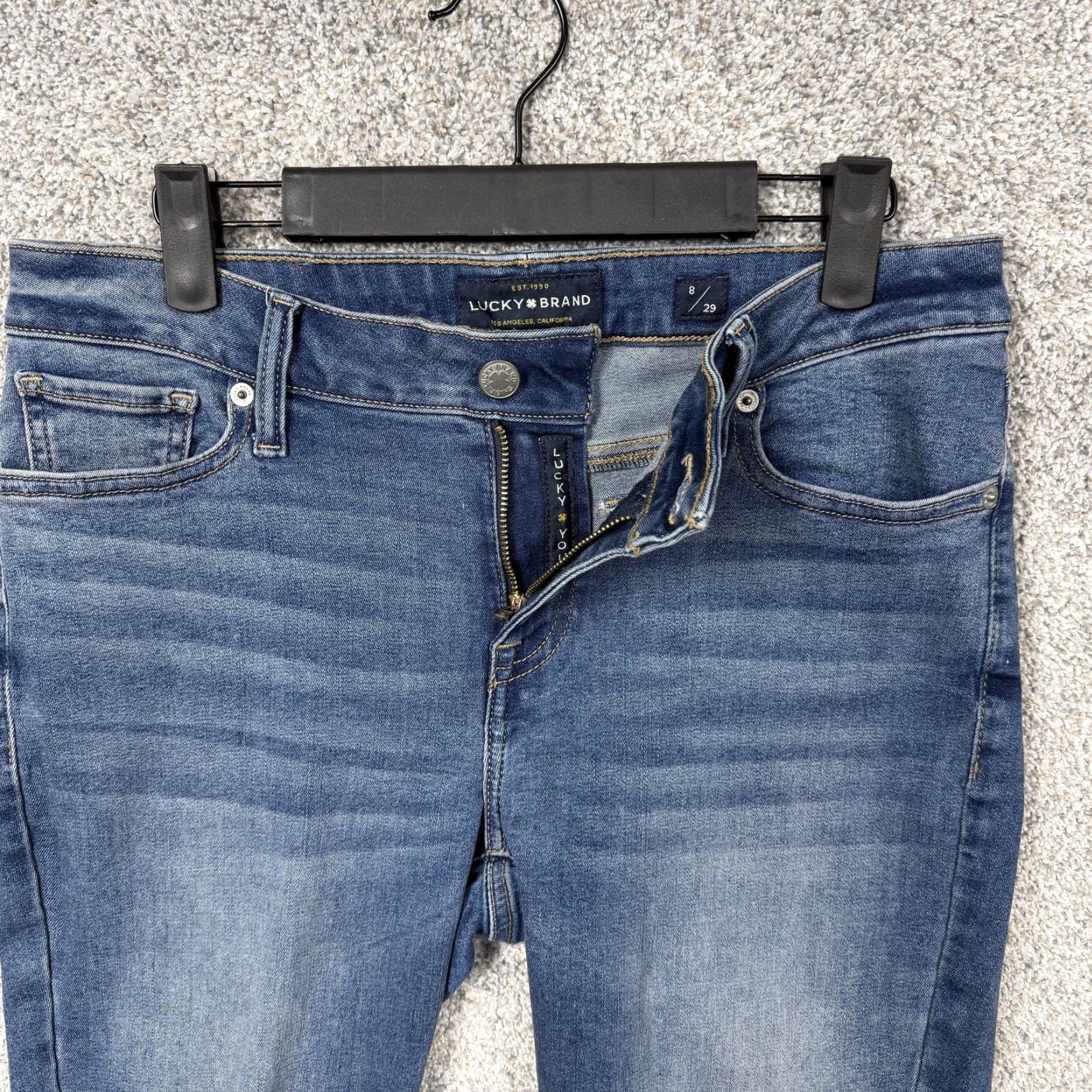 Lucky Brand Lucky Brand Lolita Super Skinny Jeans Womens 8/29 Blue Mid Rise Stretch Denim Size 30" / US 8 / IT 44 - 6 Thumbnail