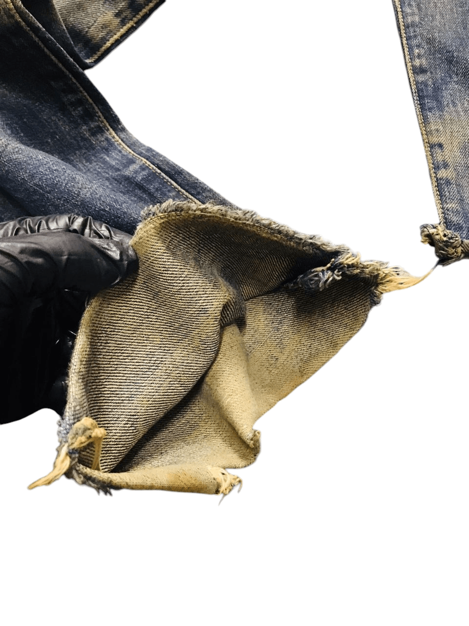 Levi's Vintage Levis 502 Big E Salvage Denim Size US 32 / EU 48 - 8 Thumbnail