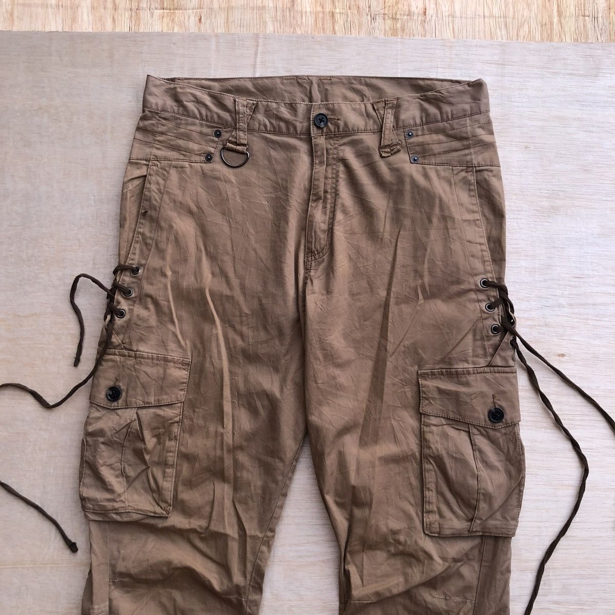 PPFM ppfm lace up zipleg cargo panta Size US 34 / EU 50 - 2 Thumbnail