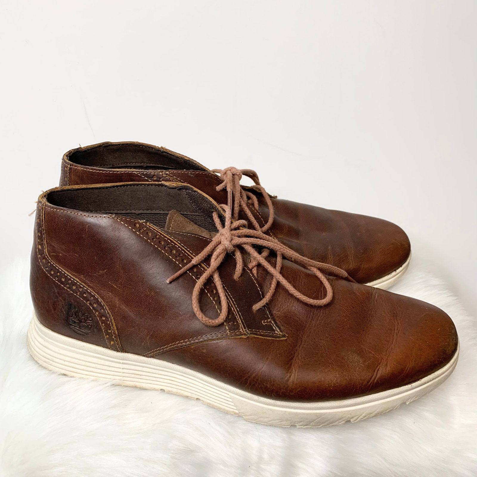Timberland Timberland Brown Leather Men's Oxford Shoes Size 9 Size US 9 / EU 42 - 9 Thumbnail
