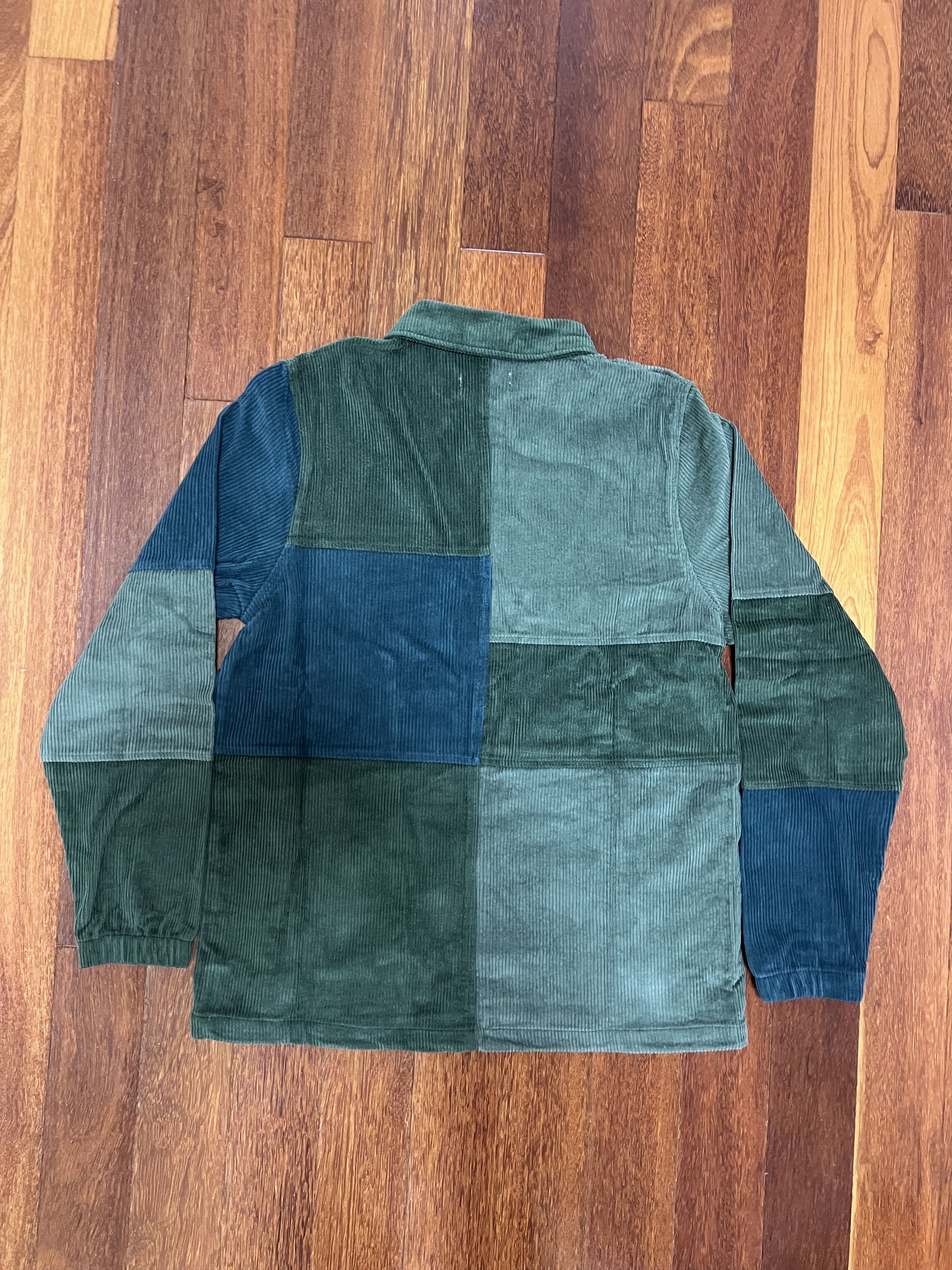 Butter Goods 💚 Butter Goods Corduroy Patchwork Pullover Foliage NEW Size US S / EU 44-46 / 1 - 6 Thumbnail