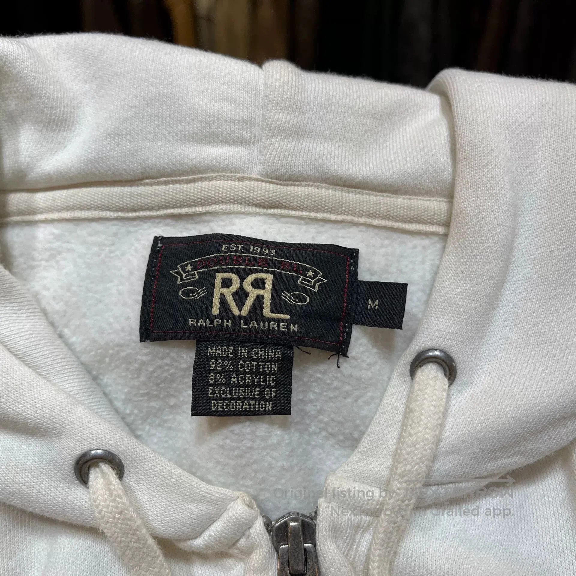 RRL Vintage Jacket Sweatshirt by Ralph Lauren.