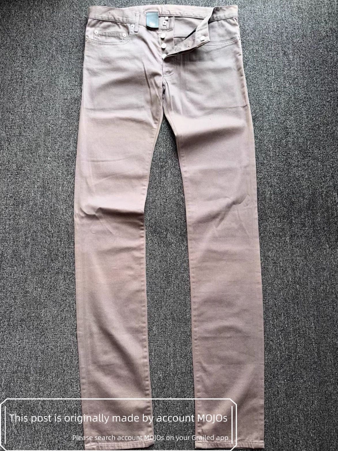 Dior Sz 31 Dior Homme Light Brown Skinny Fit Denim mojos1050 Size US 31 - 2 Thumbnail