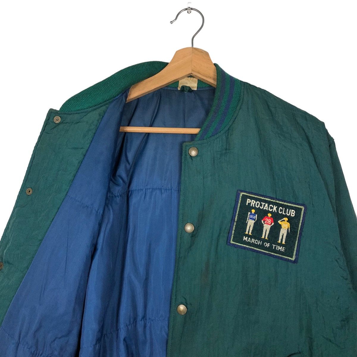 Hysteric Glamour 🔥Vintage Bomber Jacket Projack Club Big Logo Cartoon Size US S / EU 44-46 / 1 - 12 Thumbnail