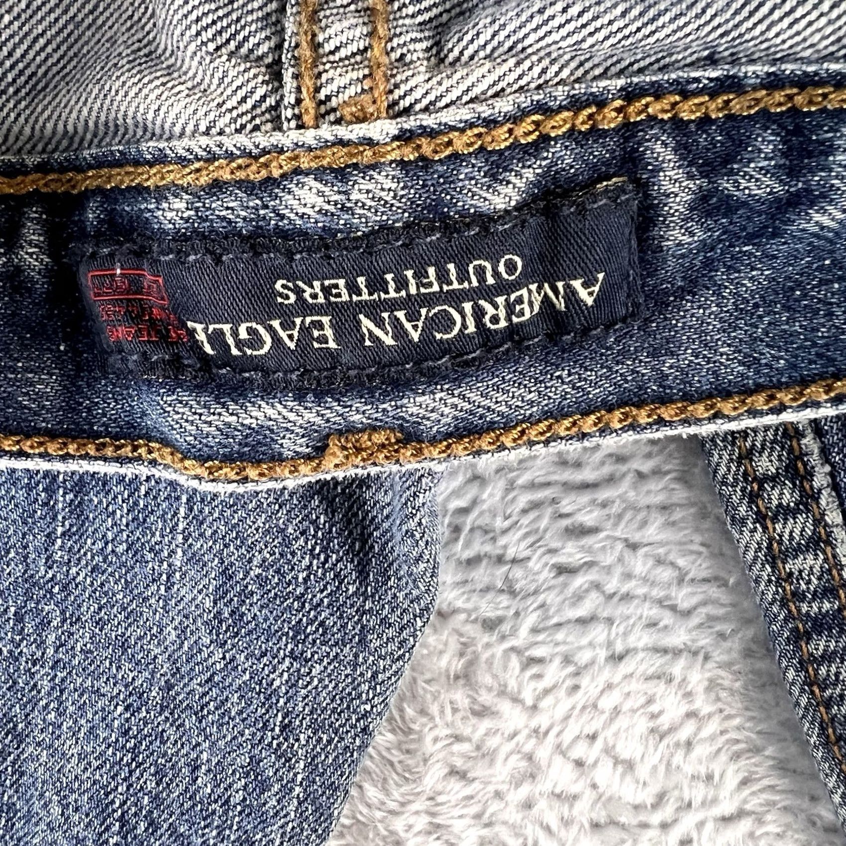 American Eagle Outfitters VINTAGE American Eagle Outfitters Jeans Women Bootcut 14 Blue Denim Y2K VTG Jeans Regular Womens Size 36" / US 14 / IT 50 - 4 Thumbnail