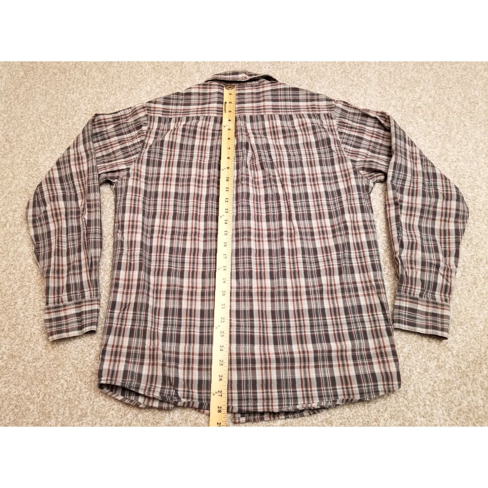 Wrangler Wrangler Shirt Mens M Purple Plaid Long Sleeve Button-Down Utility Casual Size US M / EU 48-50 / 2 - 7 Thumbnail